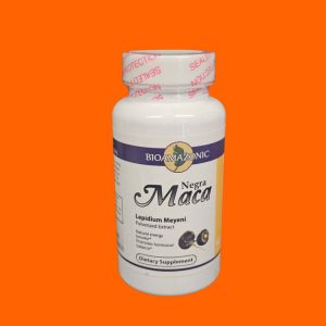MACA natural energy and libido booster supplement front view – 30 capsules for stamina and vitality