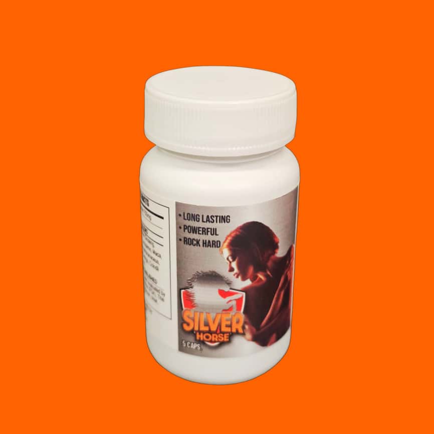 SILVER HORSE natural supplement for male energy and vitality front view